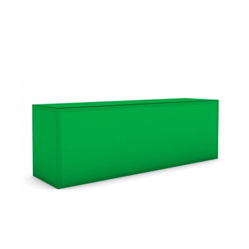 Balcão de licra verde Balcão de licra verde