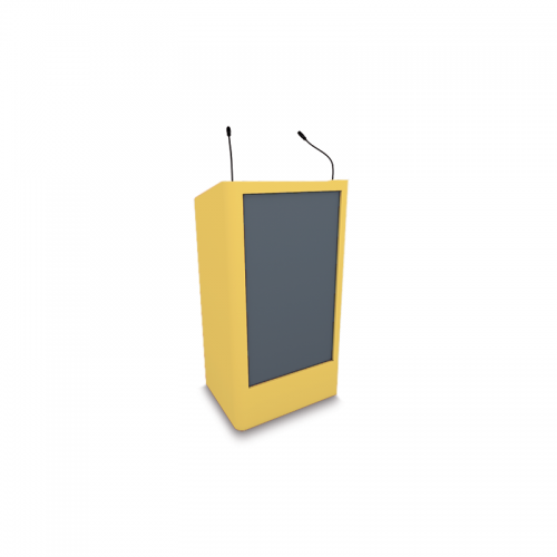 Púlpito Plasma Amarelo Púlpito Plasma Amarelo